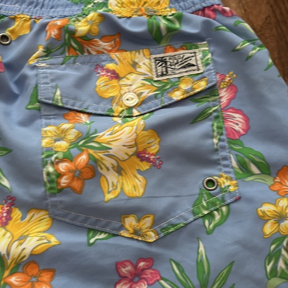 Polo Ralph Lauren Men's Hibiscus Traveler Swim Trunk - Picture 7 of 8